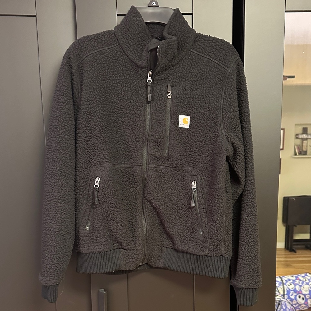 Carhartt Charcoal Fleece Jacket